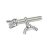 Wing Screws M8X50 Pack of 4 A2 Stainless Steel Rust-Proof