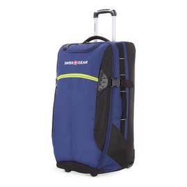 SwissGear Extra Lightweight Rolling Duffel, Blue/Green, X-Large 28-Inch