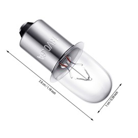 8 Packs 780287001 Flashlight Bulbs Flashlight Replacement Bulbs Compatible with Ridgid 18V Flashlight P704 P703 P700