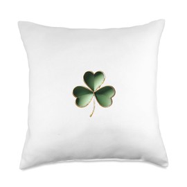 Patrick Shamrock Throw Pillow