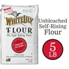 White Lily Unbleached Self-Rising Flour, 5-lb bags (2-Pack)