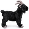 BABY FRANKIEZHOU Black Goat Plush Toy, Goat Stuffed Animal