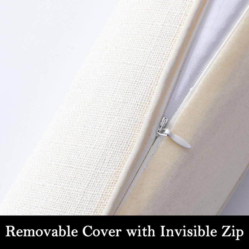 Sunolga 38" Linen Door Draft Stopper Blocks Hot and Cold