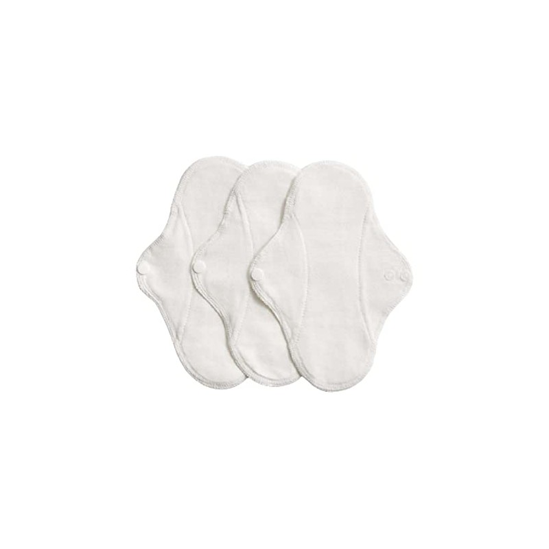 IMSEVIMSE Active Pantiliners Organic Cotton Natural (2 Packs of 3)