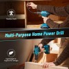 Seesii 230 Piece Power Tool Combo Kits with 21V Cordless