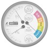Shinwa Sokutei F-3LII Thermometer/Hygrometer, Red, 5.9 inches (15 cm), Heatstroke