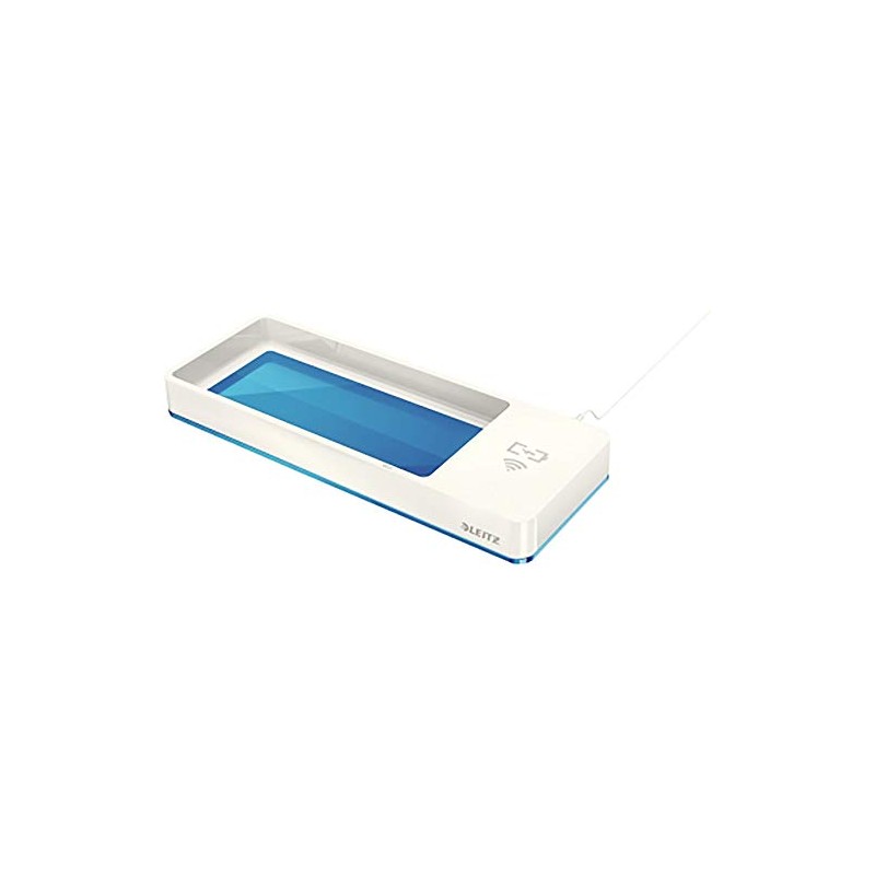 Leitz Desk Organiser with Qi Wireless Induction Phone Charger, Wow