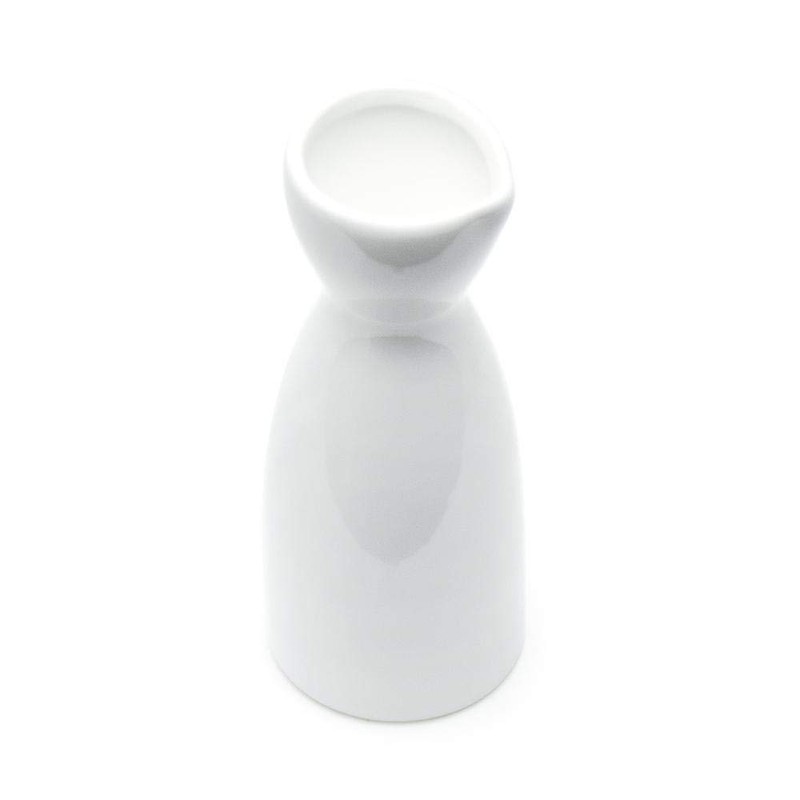 JapanBargain Porcelain Sake Carafe, Japanese Style Serving Bottle for Hot