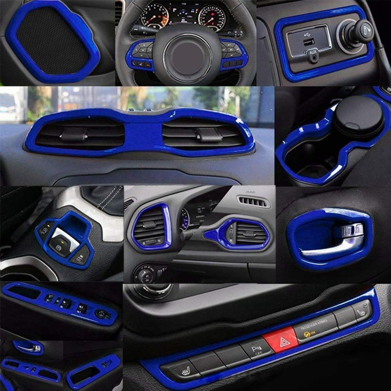 idain 31PCS/ Set Interior Trim Kit Car Interior Accessories Decoration