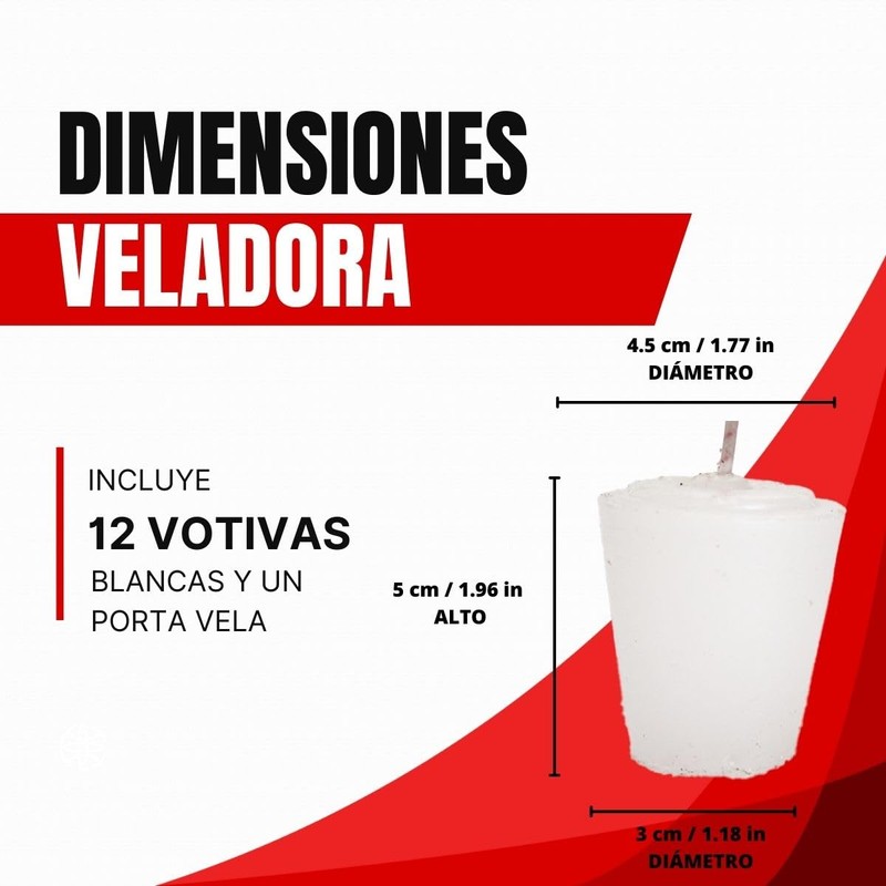 Docenera Divina Providencia| Velas Votivas de 12 piezas aromáticas |