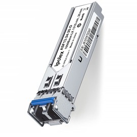 ipolex Gigabit Single Mode SFP LC Fiber Module 1000Base-LX/LH, 1.25G Mini-GBIC SFP Transceiver for Cisco GLC-LH-SMD/GLC-LX-SM, Ubiquiti Unifi, Mikrotik, Intel (SMF, 1310nm, 20km)