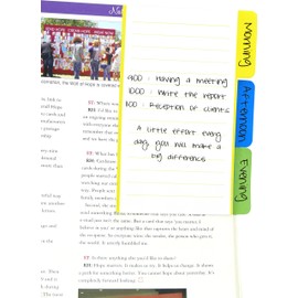 4A Divider Sticky Notes,4 x 6 Inches,Large Size,White Paper,Lined,20 Sheets/Divider,3 Divders/Pack,Self-Stick Notes for Office,Home,School,60 Ruled Notes,4A 40622