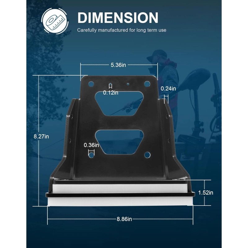for Kayaks Transom Trolling Motor Mount Motor Bracket Kit for