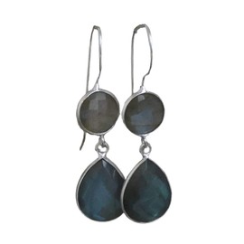 Labradorite Sterling Silver Earrings
