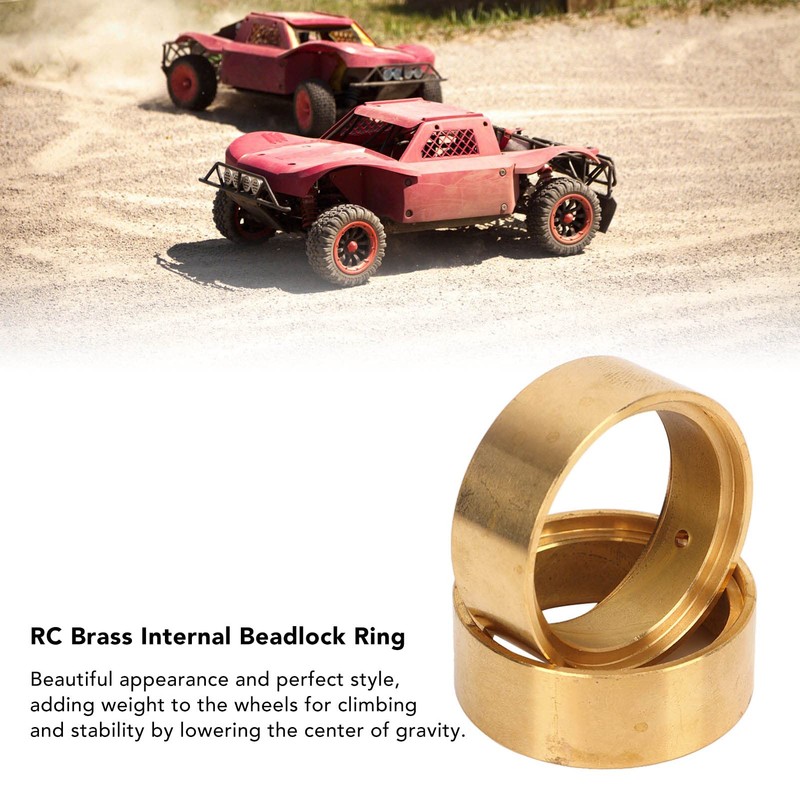 2pcs RC Wheel Counter Weights RC Brass Internal Beadlock Clamp