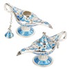 Metal Carved Hollow Legend Lamp Hollow Aladdin Magic Genie Light