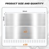 Fabbay 2 Pieces Door Kick Plate Kick Plates Aluminum Plate