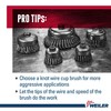 Weiler 13286 2-3/4" Single Row Knot Wire Cup Brush, .020"