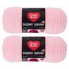 Red Heart Super Saver Bulk Buy (2-Pack) (Baby Pink, 7