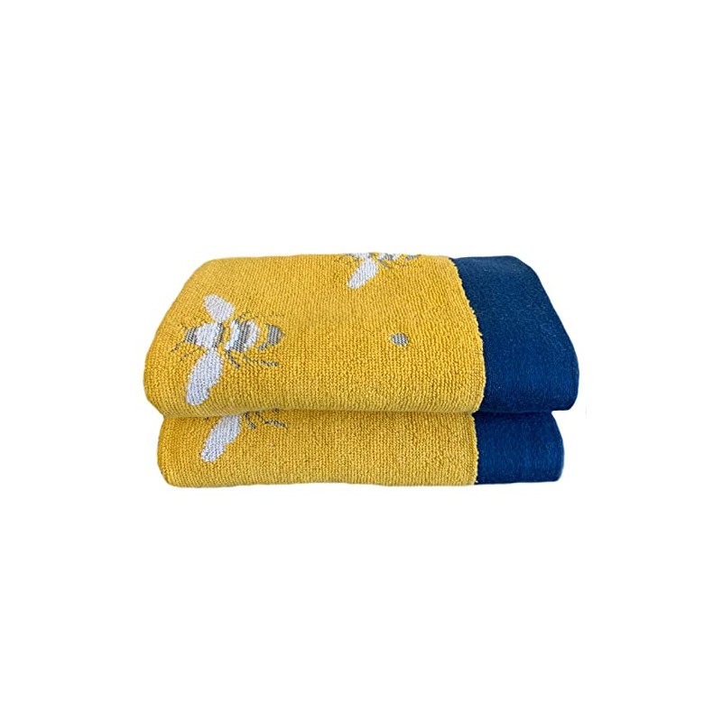 Sue Rossi 100% Turkish Cotton Hand Guest Towels, Pack Of