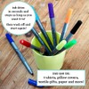 eatsleepdoodle Artist Set of 20 Original Doodle wash-Out Fabric pens