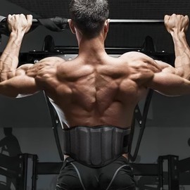 Generic Weight Lifting Belt for Men Women, 8"" Back and Lumbar Support Gym Belt for Bodybuilding, Fitness, Powerlifting, Cross Training