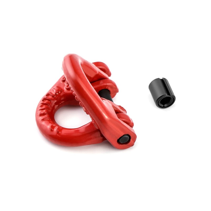 QWORK G80 Alloy Steel Coupling Link, 4 Pack 1/4" Hammer