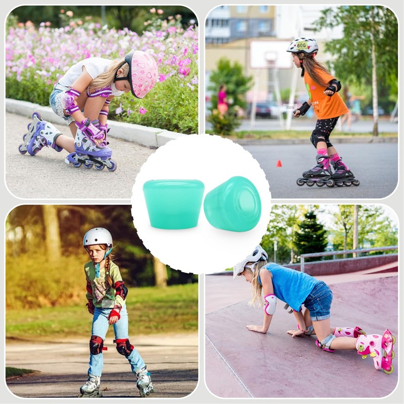 zhongko 2 Pcs Roller Skates Brake Stopper, Quad Skate Toe