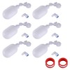 BEVDICNC 6 pcs Float Valve,Plastic Float Valve with 1/4 inch