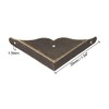 sourcing map Desk Corner Protector Table Edge Protector Cover Metal