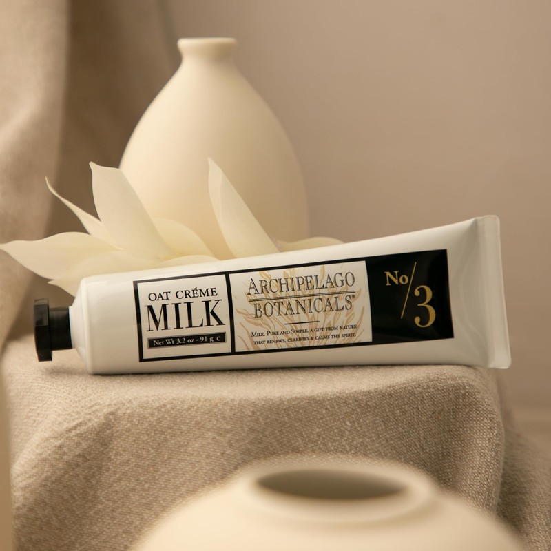 Archipelago Botanicals Oat Milk Hand Crème, Rich and Lightly Scented