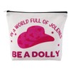JFEHBFL Pink Dolly Theme Makeup Bag In a World Full