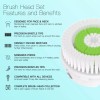 Clarisonic 브러시모 브러시 헤드 교체품 Clarisonic Mia 1 2 Fit