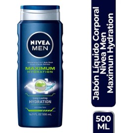 Jabón Líquido Corporal Nivea Men Maximun Hydration 500ml