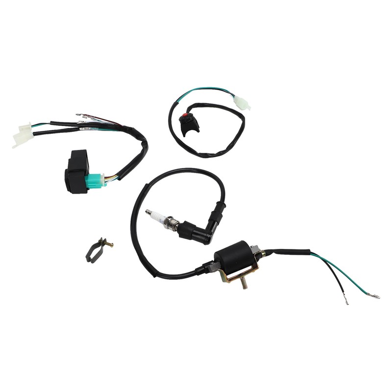 Kick Start Engine Wiring Harness CDI Box Spark Plug Ignition