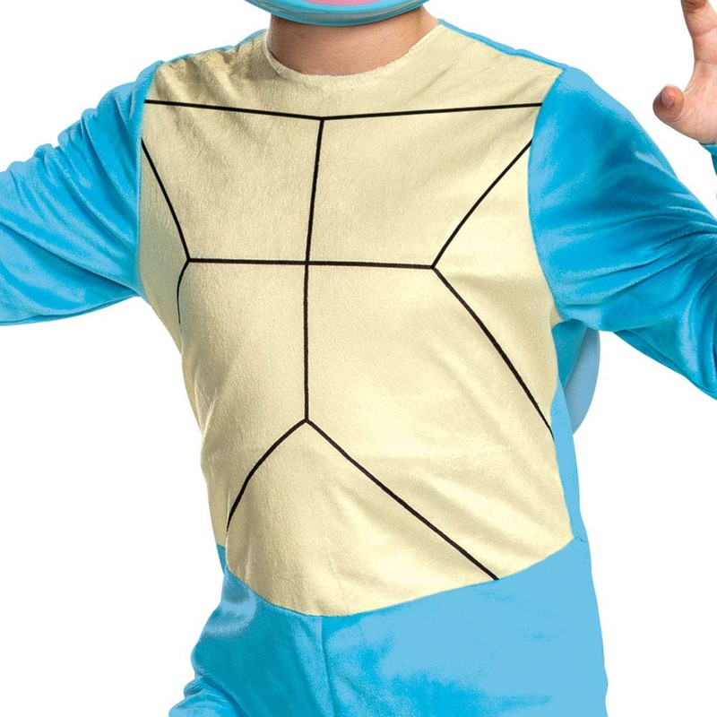Pokemon Kids Squirtle Costume, Children's Classic Character Outfit, Child Size