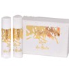 30 Metallic Gold Leaves Lip Balm Labels, Gold Foil Chapstick
