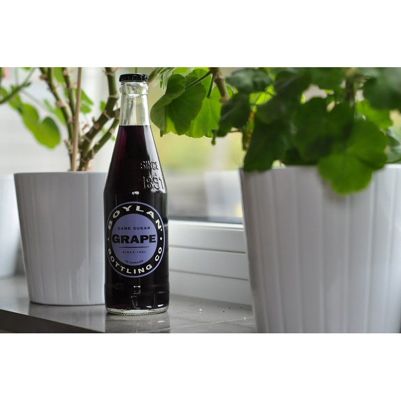 Boylan Grape Soda, 12 fl oz, 12 Count
