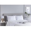 Todocama 2 x Super Soft Hypoallergenic White Cushion Covers 70x40cm