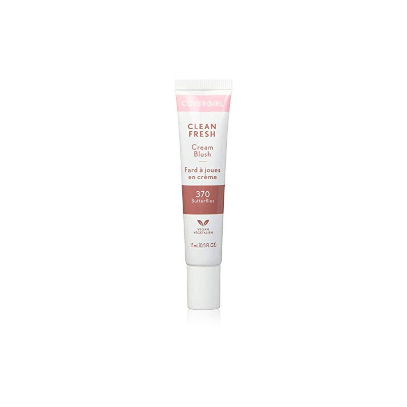 COVERGIRL clean fresh cream blush, butterflies, 1 count, 0.507 Fl