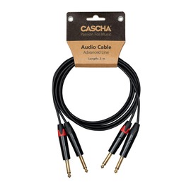 Cascha Advanced Line Audio Cable Jack (2M) to Jack (2M), 1m