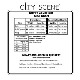 City Scene Branches French Blue, Full/Queen