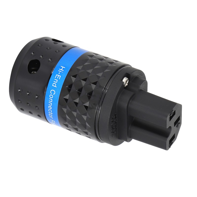 Monosaudio IEC Connector Pure Copper Rhodium Plated Audio Power Connector