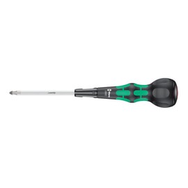 WERA 007906 Ball Clip, Phillips Screwdriver, Ball Shaped Handle, Tip Size 2, Shaft Length 3.9 inches (100 mm)