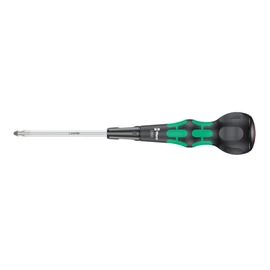 WERA 007906 Ball Clip, Phillips Screwdriver, Ball Shaped Handle, Tip Size 2, Shaft Length 3.9 inches (100 mm)