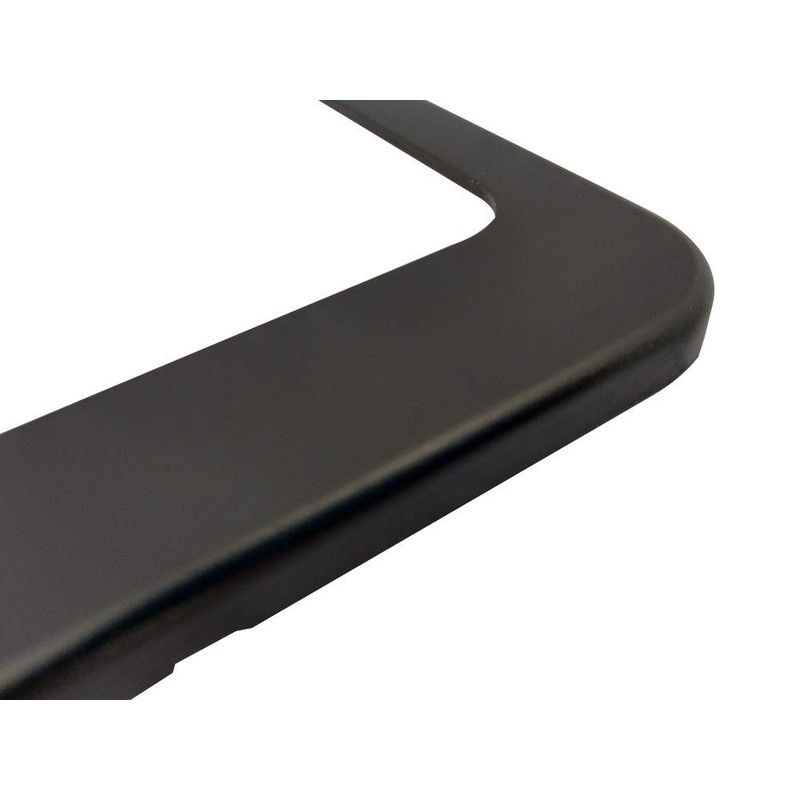 GoPlates License Frames Customized Plate Frame Laser Engraved (Cool Black)