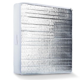 AggSound RV Vent Insulator 14″x14″x3″, 1 Piece Universal Skylight Cover with Reflective Surface，Reduce Heat Transfer & Increase A/C Efficiency - Fits Standard 14” Travel Trailer/RV Roof Vents