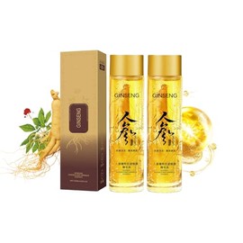 Ginseng Essence - Suero antiarrugas, aceite facial hidratante y reafirmante con extracto de raíz de ginseng, suero antienvejecimiento de ginseng herbario coreano para una piel más suave y reduce las