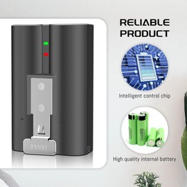 (2 Pack Battery) V4 Battery for Ring Doorbell, Doorbell Plus, Camera 1/2/3/4/3+/3plus, Stick Up Cam (2nd & 3rd Gen), Spotlight Camera/Spotlight Cam Solar Indoor Outdoor 3.65V 6040mAh 22.046Wh