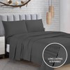 Luxury Twin Flat Sheet Brushed Microfiber, Gray